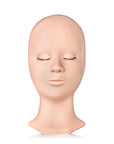 Mannequin heads with replaceable eyelids