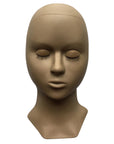Mannequin heads with replaceable eyelids