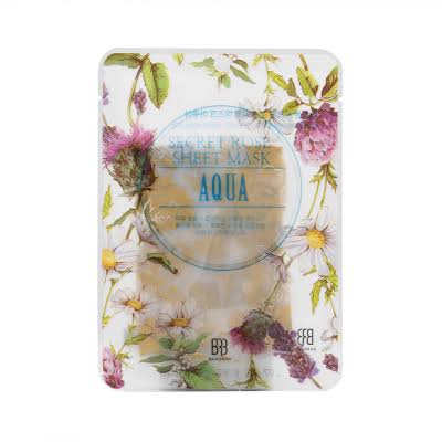 Barobon Secret Rose Sheet Mask -Calming/Aqua
