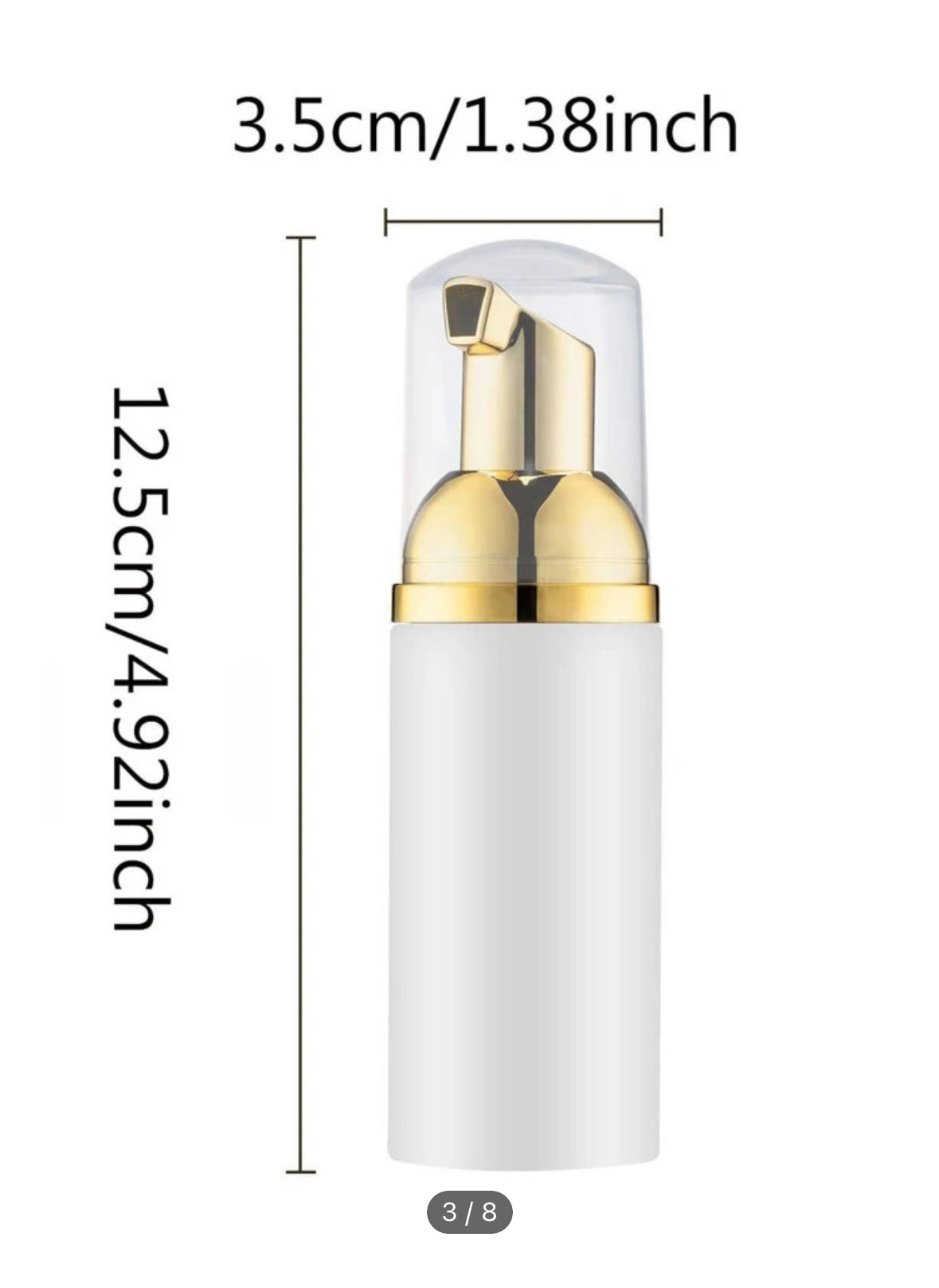 EMPTY Foam Bottle 60ml (PACK OF 6/ 1 PC)