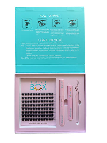 Lashbox DIY / Cluster/ Segment lashes Home Kit-Style 11