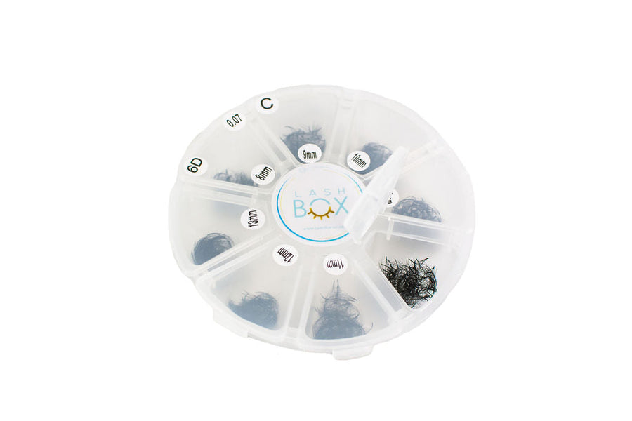 PRO-MADE 6D FANS- C/CC CURL 0.07 LOOSE Fans 500 - MIX 1000 Fans