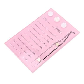 Acrylic Lash side pallet tile (Magnetic Station with Glue cup holders)