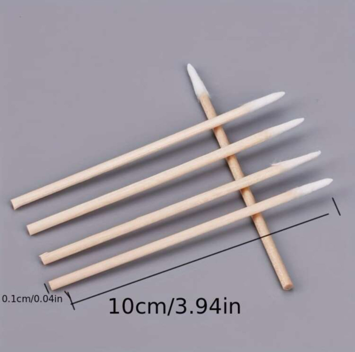 Wooden lint free sticks (Pack of 100)