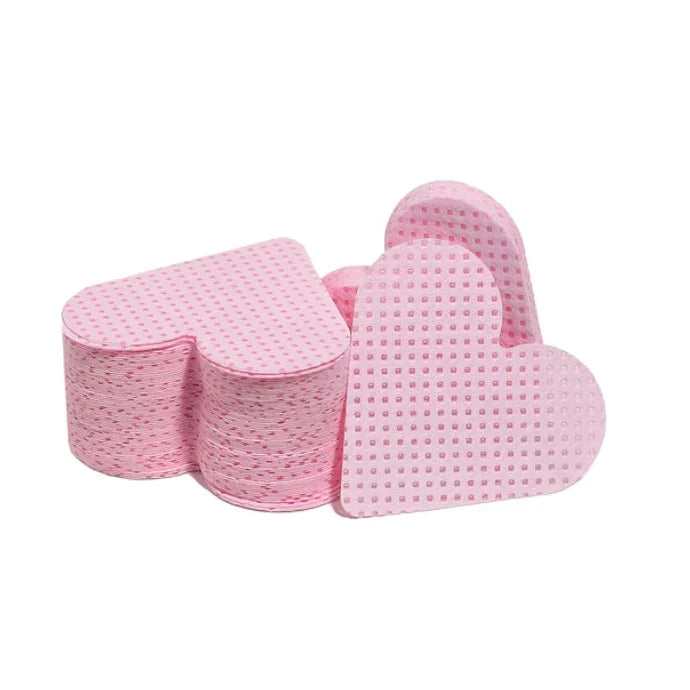 HEART Shape Glue Cleaning Wipes Box (Lint Free) 200PCS
