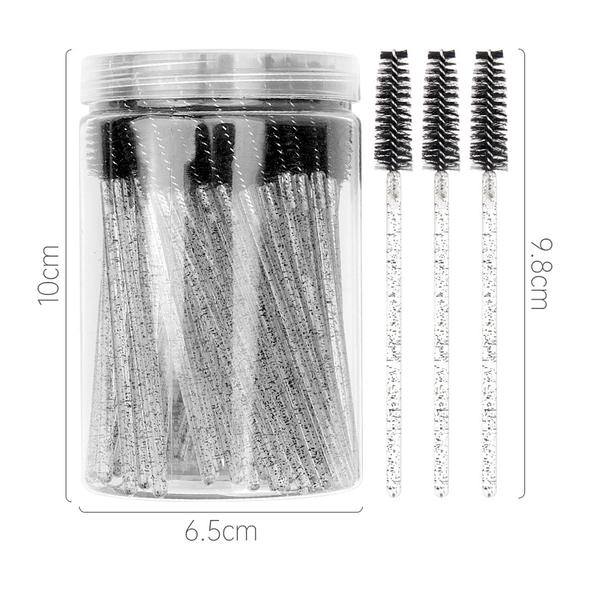 Disposable Glitter Mascara Brush 100 Pieces/Pack